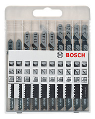 10-delni komplet listov za vbodne žage Basic for Wood
