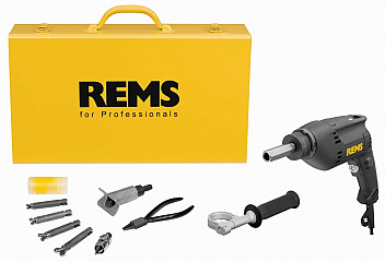 REMS električno orodje (luknjanje cevi) Set 12-15-18-22