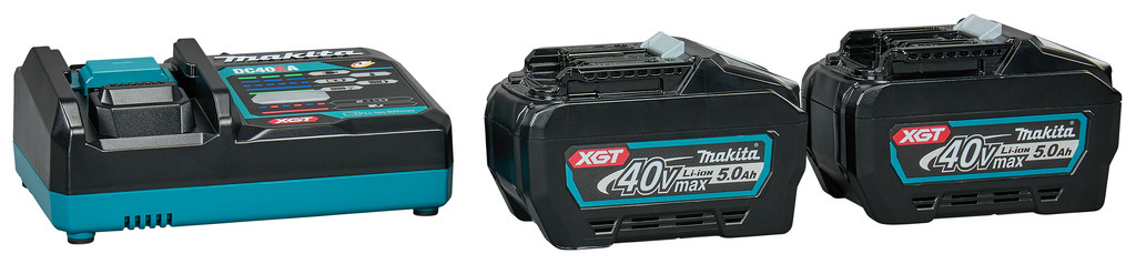 Set akumulatorjev MAKITA XGT (2 x 40V/5,0Ah + DC40RA)