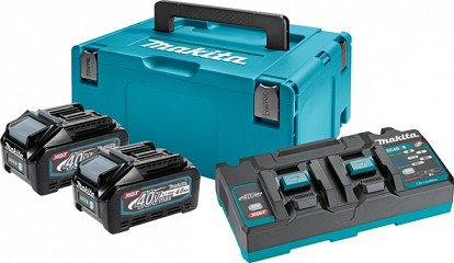 Set akumulatorjev MAKITA XGT (2 x 40V/4,0Ah + DC40RB)