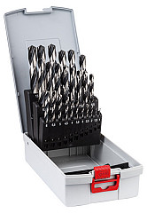 25-delni komplet spiralnih svedrov HSS PointTeQ ProBox, 1–13 mm