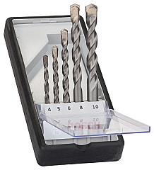 5-delni komplet svedrov za beton Robust Line CYL-3, 4–10 mm