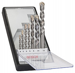 7-delni komplet svedrov za beton Robust Line CYL-3, 4–12 mm