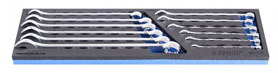 Garnitura dolgih viličasto obročnih ključev v SOS vložku