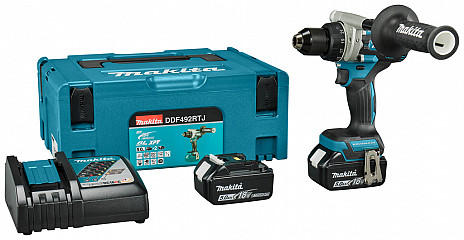 Akumulatorski vrtalnik vijačnik 18V LXT MAKITA DDF492RTJ