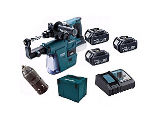 Akumulatorsko vrtalno kladivo SDS Plus 18V LXT MAKITA DHR243T3JW