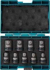 9 - delni set natičnih ključev MAKITA Impact Black