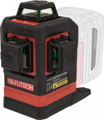 FUTECH Linijski laser Multicross 3D 18VMAX + Makita adapter + 180mm stativ