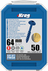 KREG® Blue-Kote vijaki (grob navoj, Maxi-Loc) - 64 mm / 2.5