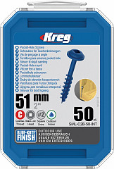 KREG® Blue-Kote vijaki (grob navoj, Maxi-Loc) - 51 mm / 2