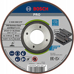 Brusna plošča PRO Semi-Flexible, 115 x 3 x 22,23 mm