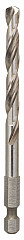 Centrirni sveder PRO Pilot Drill Bit, sistem Quick Change za žage za izrezovanje lukenj HSS-G 6,35 x 100 mm
