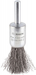 Čopičasta ščetka PRO Metal clean, ravno vpenjalno steblo, 15 x 0,2 mm