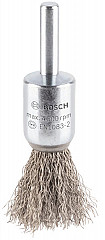 Čopičasta ščetka PRO Stainless Steel clean, ravno vpenjalno steblo, 15 x 0,2 mm