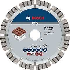 Diamantna plošča PRO Abrasive, 150 x 22,23 mm