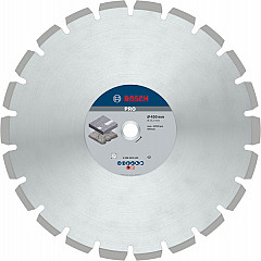 Diamantna plošča PRO Asphalt, 450 x 25,4 mm