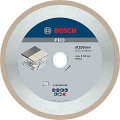 Diamantna plošča PRO Ceramic, 250 x 30/25,4 mm