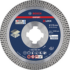 Diamantna rezalna plošča EXPERT HardCeramic X-LOCK, 115 x 22,23 x 1,4 x 10 mm