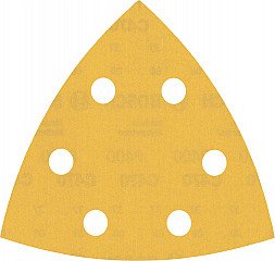 EXPERT C470 brusni papir za deltaste brusilnike, 93 mm, G 400, 50 kosov