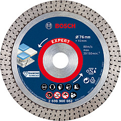 EXPERT HardCeramic diamantna rezalna plošča 76 mm, 76 x 76 x 1,5 x 10 mm