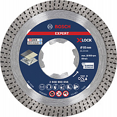 EXPERT HardCeramic X-LOCK diamantna rezalna plošča, 85 x 22,23 x 1,6 x 7 mm