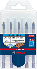 EXPERT HEX-9 HardCeramic komplet svedrov za strešnike, 5 mm, 5 kosov
