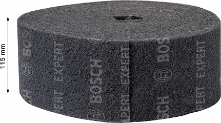 EXPERT N880 blazinica iz flisa za ročno brušenje, 115 mm x 10 m, Ultra Fine S