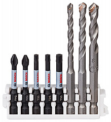 Hex-9 Ceramic 5/6/8 mm, sveder Impact Power 50 mm PH2, PZ2, T20, T25, T30