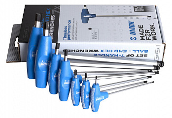 IZVIJAČI INBUS T ROČAJ V KARTONU Art.193HXSCS, kotno vijačenje UNIOR