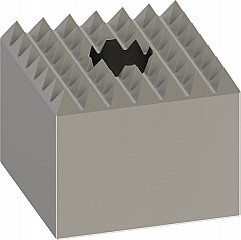 Jekleno teptalo PRO SDS max-4C, 60 x 60 mm