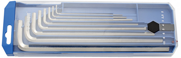 KLJUČI INBUS DOLGI V PVC ŠKATLI Art.220/3LPB2 UNIOR