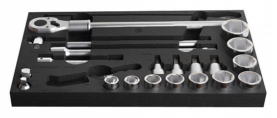 Garnitura nasadnih ključev v SOS vložku