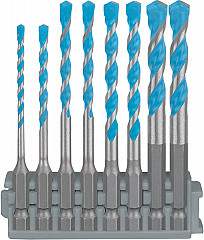 Komplet EXPERT HEX-9 MultiConstruction Pick & Click, 3–8 mm
