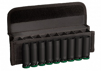 Komplet PRO Impact Socket Set, 1/2 palca, globok, 9-delni