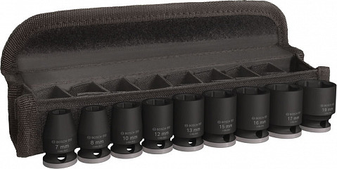Komplet PRO Impact Socket Set, 3/8 palca, standardni, 9-delni