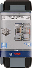 Komplet svedrov PRO Stainless Steel HSS-Co, 18 kosov