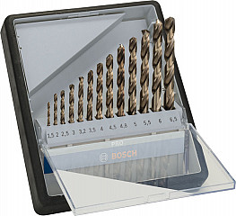 Komplet svedrov PRO Stainless Steel HSS-Co, 13 kosov