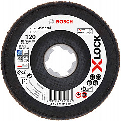 Lamelna brusna plošča X-LOCK X551, Expert for Metal