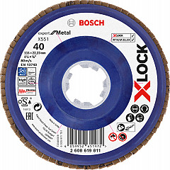Lamelna brusna plošča X-LOCK X551, Expert for Metal