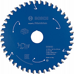 List za krožno žago Expert for Aluminium za akumulatorske žage 120x1,8/1,2x20 T42