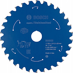 List za krožno žago Expert for Stainless Steel za akumulatorske žage 136x1,5/1,2x20 T30