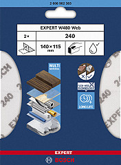 List za ročno brušenje EXPERT W480 Web 1/4, 115 x 140 mm, G240