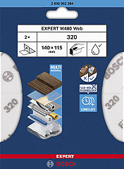 List za ročno brušenje EXPERT W480 Web 1/4, 115 x 140 mm, G320