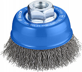 Lončasta žična ščetka PRO Metal clean, 70 x 0,3 mm, navoj
