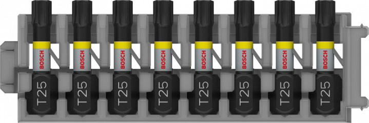 Nastavek PRO Torx Impact, T25, 25 mm, 8 kosa