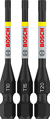 Nastavki PRO T Impact, T10, T15, T20, 55 mm, 3 kosi
