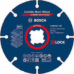 Rezalna plošča EXPERT Carbide Multi Wheel X-LOCK, 125 mm, 22,23 mm