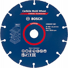 Rezalna plošča EXPERT Carbide Multi Wheel, 180 mm, 22,23 mm
