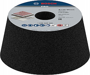 Stožčasti brusni lonec PRO Metal, 90 x 110 x 55 mm, G24