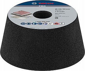 Stožčasti brusni lonec PRO Metal, 90 x 110 x 55 mm, G30